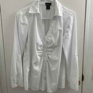 Wet Seal White button down Top